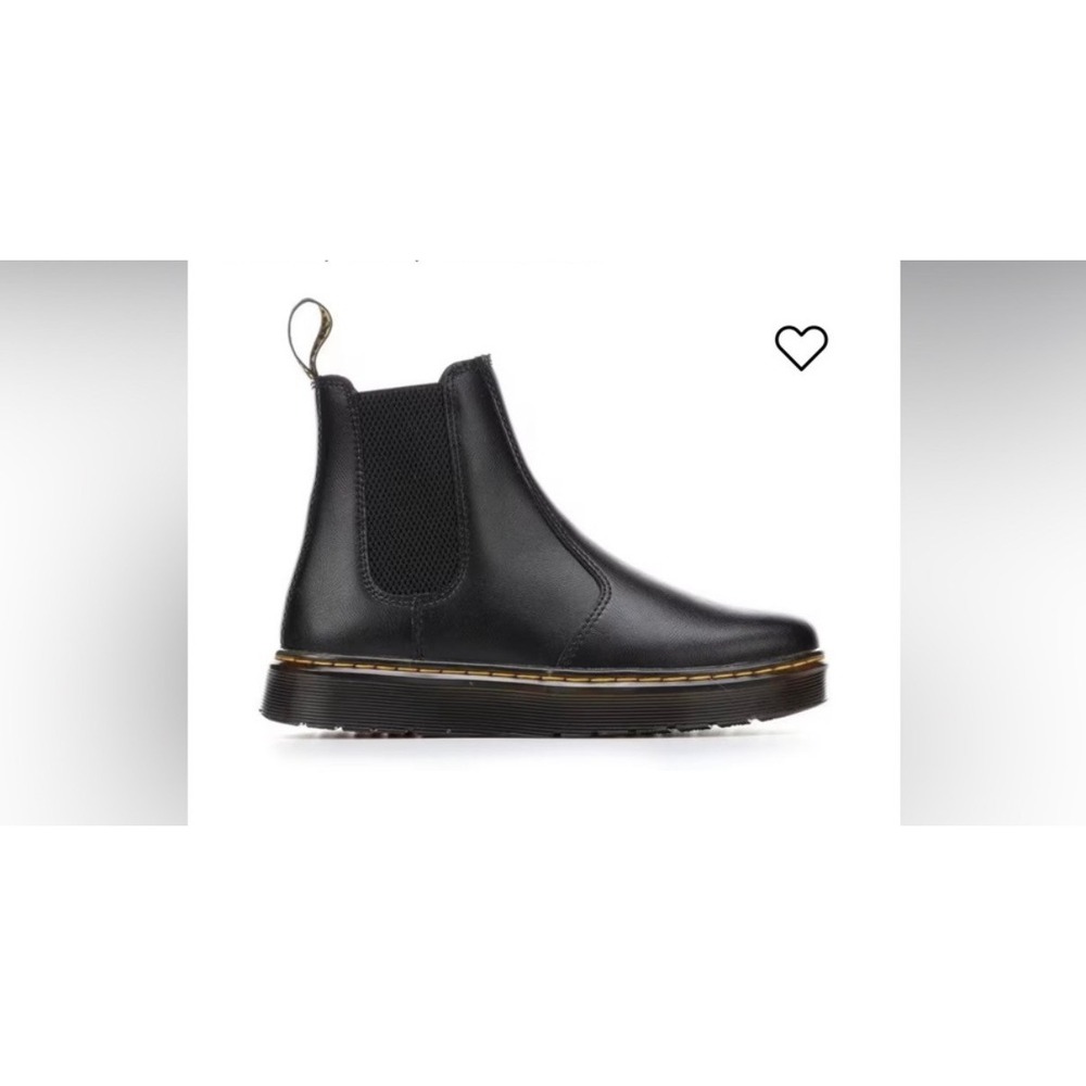 Dr. Martens 2976 Black Leather Chelsea Boots Women's 9 Men's 8 EU 41